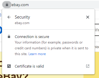 ebay site security