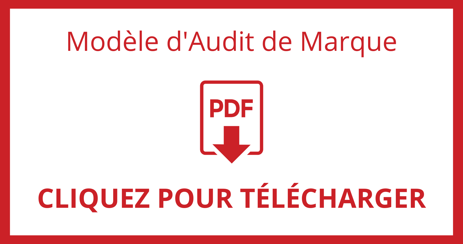 Brand audit template download fr