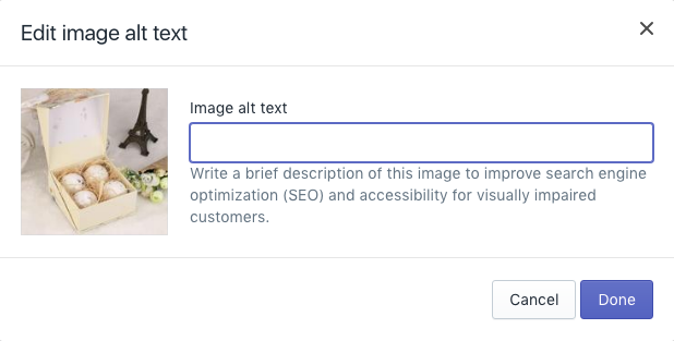 how to add alt text